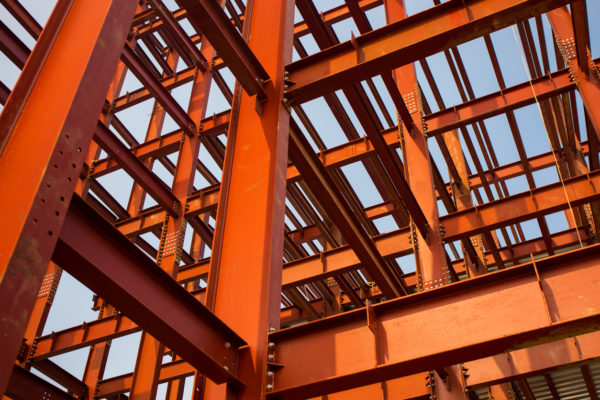 red-colored-steel-beam-skeleton-construction